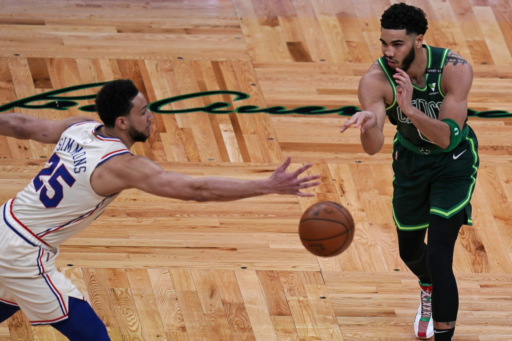 浙江队翻盘76人，塔图姆高光表现