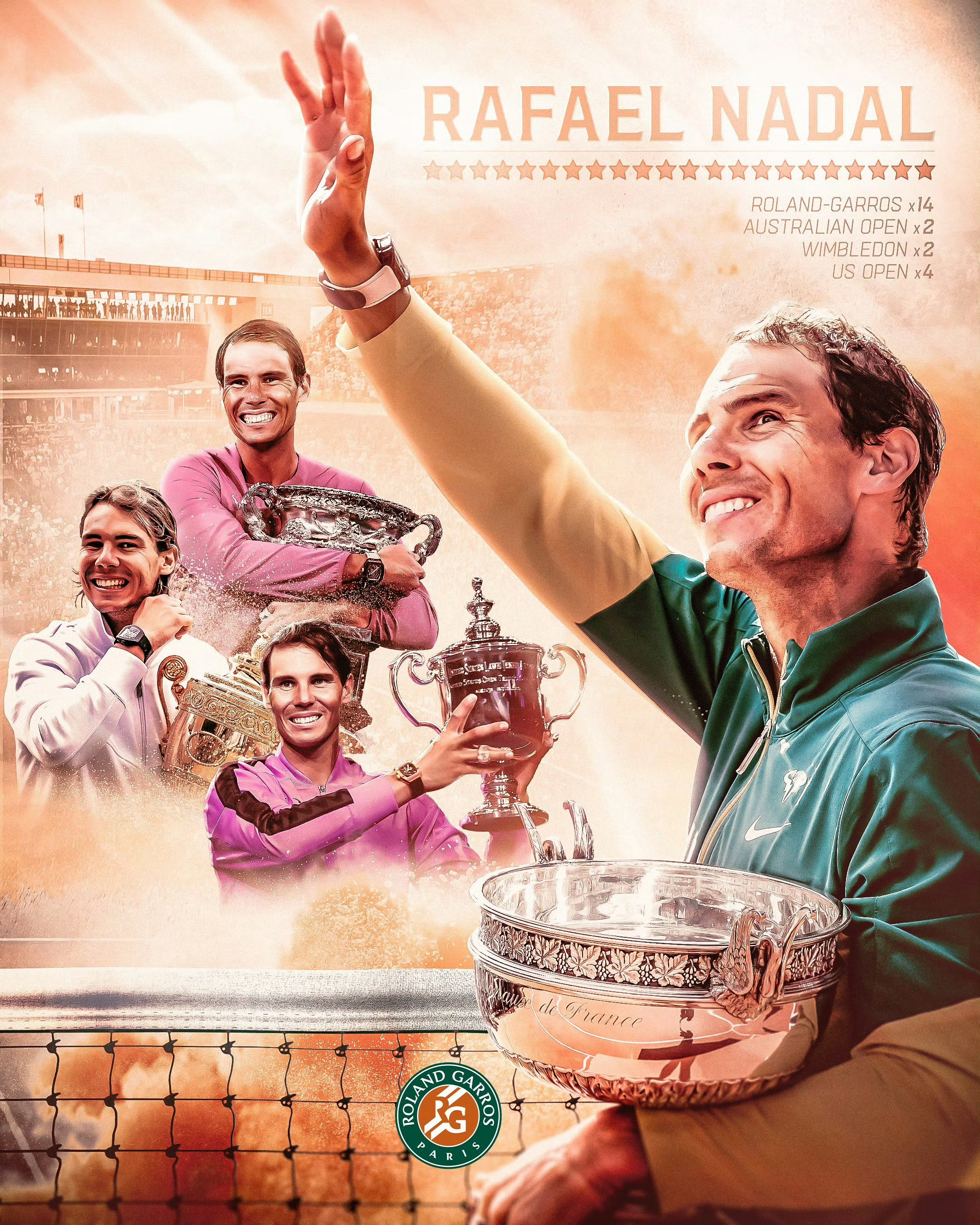 戴维斯杯鏖战法网，纳达尔高光表现