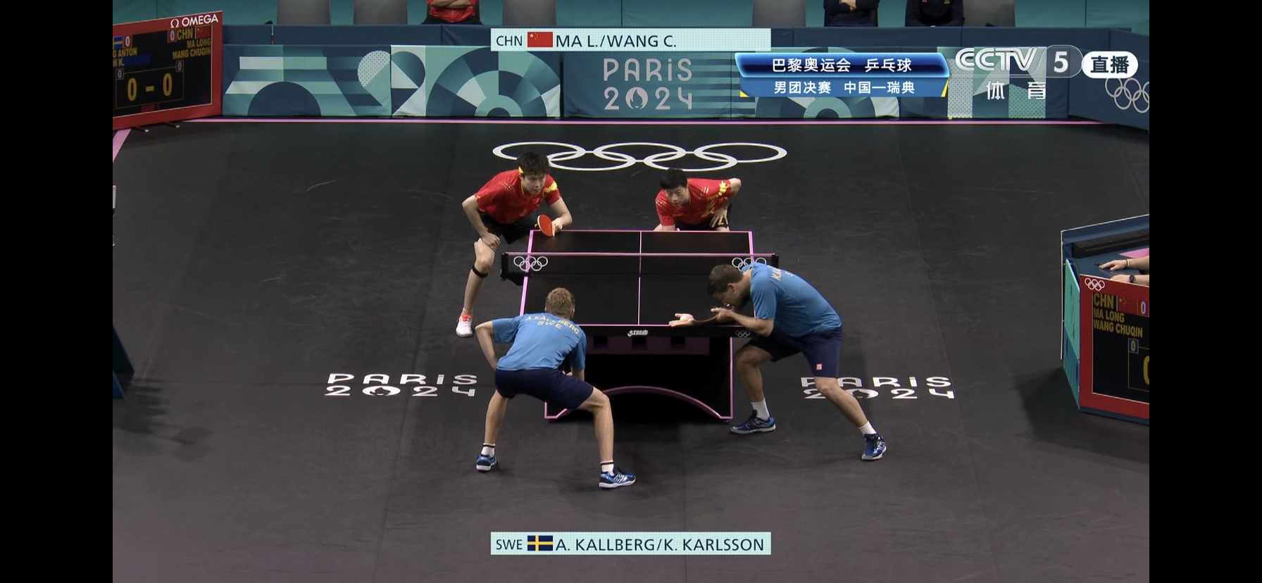 日本队横扫瑞典队，马龙带队取胜